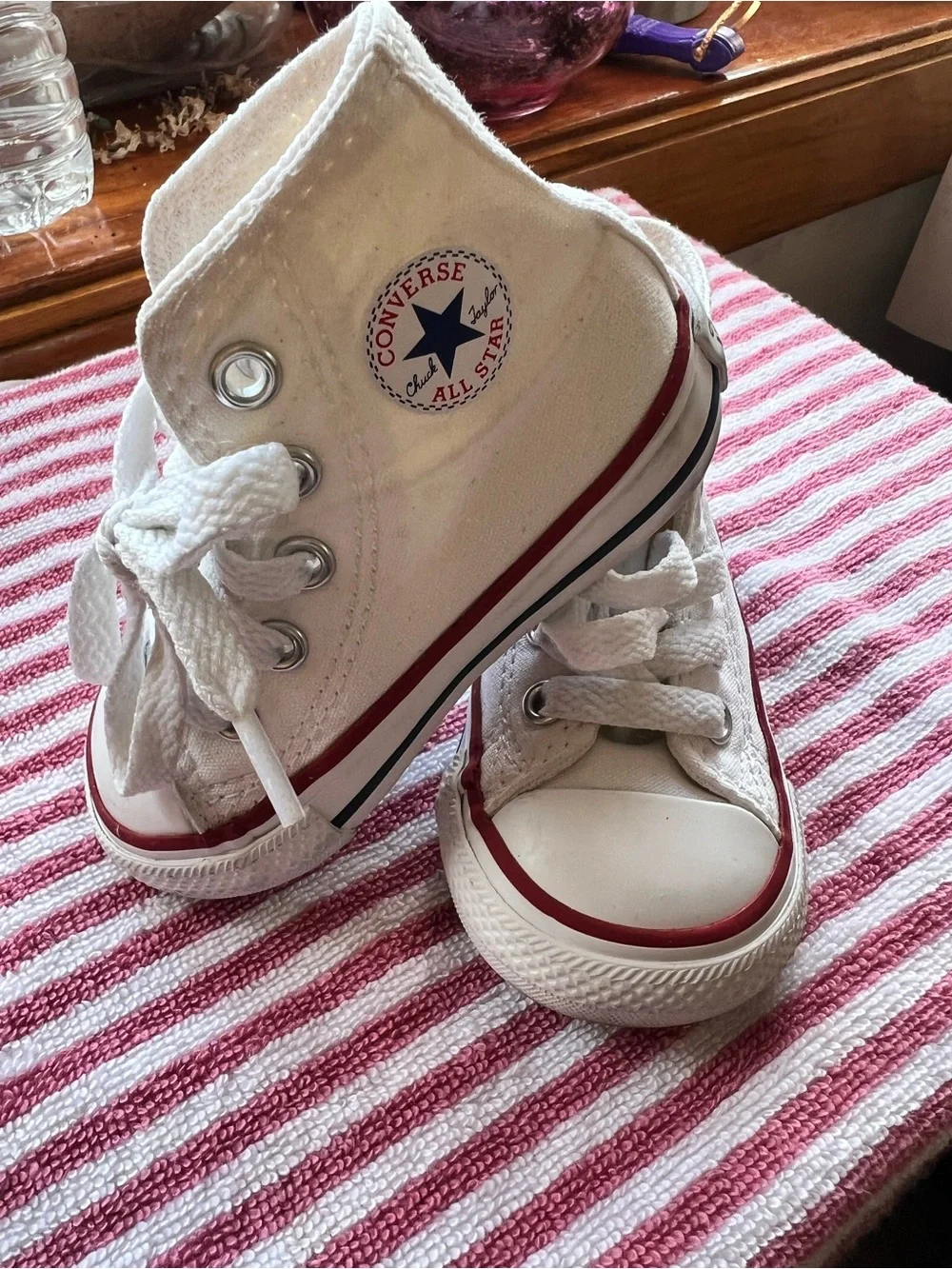 Converse White High-Top for Toddler
